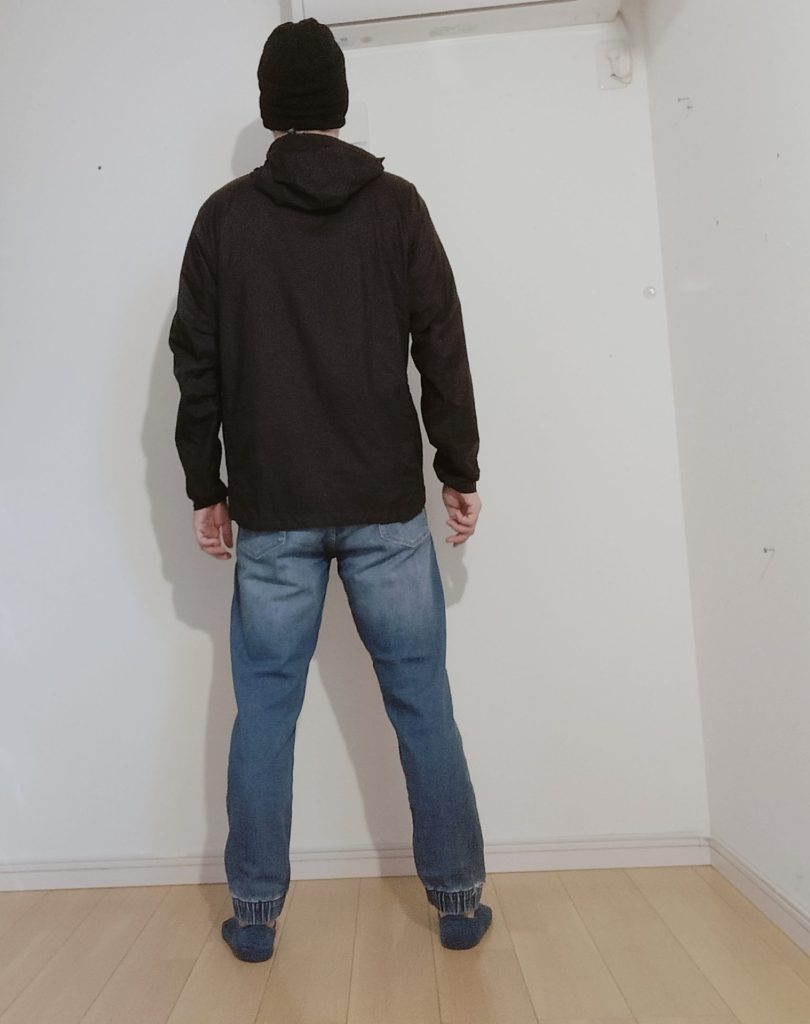パタゴニアのフーディニジャケットのサイズ感、たたみ方、コーデ等レビュー！１８０センチ以上の大男