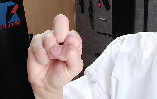 【護身術：空手の必殺技】手指の武器化で暴漢を撃退【中高一本拳の威力と握り方）