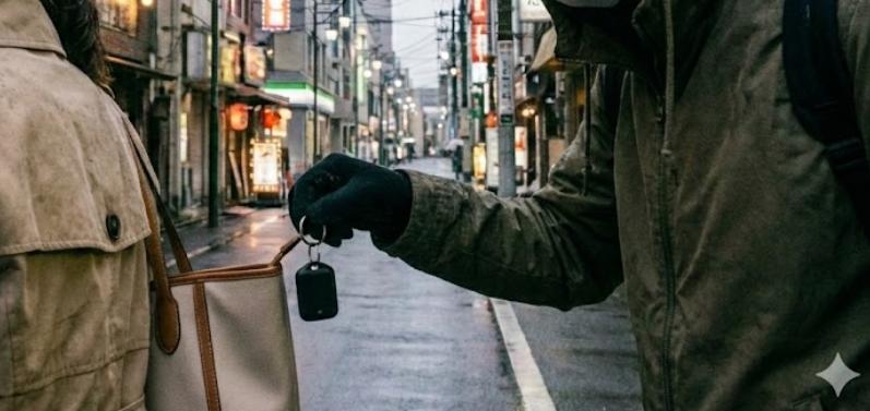 【元警察官が解説】「自分は大丈夫」が一番危ない。AirTag等の紛失防止タグ（エアタグ等）を悪用したストーカー被害から、あなたと家族を護る具体的な対策方法を伝授します。指導員視点での「車の死角」点検ポイント、今すぐ変えるべきスマホの必須設定、そして発見時に絶対やってはいけないNG行動とは？今日からできる現実的な生活防衛術です。