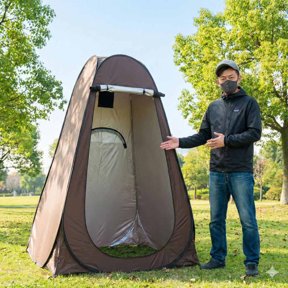 防災・サバイバル対策に必須のMs. RAJA着替えテントと簡易トイレセット